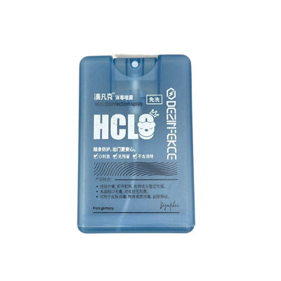 0.06ML αντιβακτηριακό Sanitizer 304H χεριών ψεκαστήρων 20ML πιστωτικών καρτών δόσης