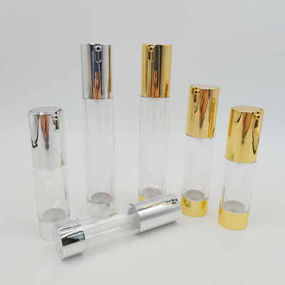 Λεπτό μπουκάλι αντλίας χωρίς αέρα 15 ml 20 ml 30 ml για συσκευασία καλλυντικών