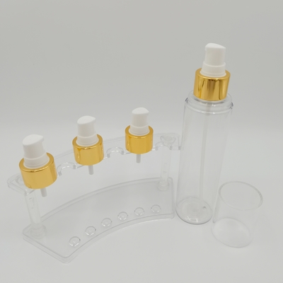 24/410 PP Cream Pump Dispenser Χρυσό γυαλιστερό κάλυμμα αλουμινίου