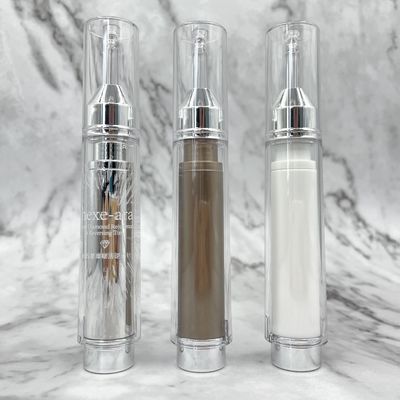 PETG/ABS/PP καλλυντικό χωρίς αέρα μπουκάλι μορφής 10ml 15ml συρίγγων