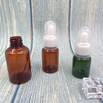 30ml ηλέκτρινο Dropper μπουκάλι Βοστώνη PET 50ml γύρω από τη διαλογή μεταξιού ώμων