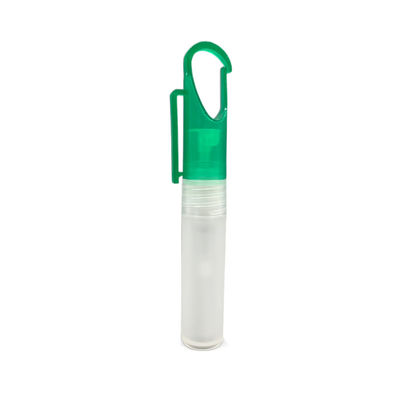 SS316 Sanitizer 8ml 10ml χεριών μανδρών ψεκαστήρων αντλιών ανοίξεων μίνι κρεμώντας κάλυψη πορπών