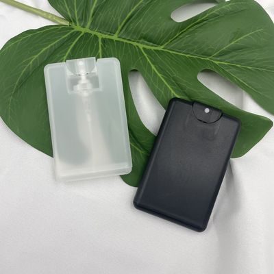 20ml κενό πλαστικό 0.06ML/T χρώμα ψεκαστήρων πιστωτικών καρτών μπουκαλιών PP ψεκασμού προσαρμοσμένο