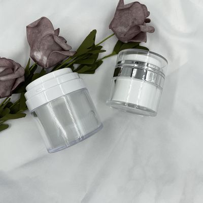 15 / 30/50g χωρίς αέρα αντλιών βάζων κενά ακρυλικά κρέμας μπουκαλιών καλλυντικά εύχρηστα εργαλεία Makeup ταξιδιού εμπορευματοκιβωτίων φορητά