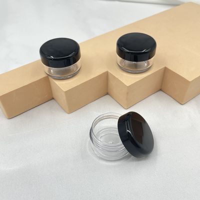 Φανταχτερό δοκιμαστικό καθορισμένο 5g CP πλαστικό καλλυντικό ελεύθερο δείγμα βάζων ελαφρύ