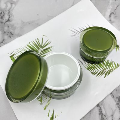 15g 30g 50g 75g πολυτέλειας στρογγυλή λοξοτμήσεων καλλυντική συσκευασία βάζων κρέμας μορφής κενή ακρυλική για το καλλυντικό με το καπάκι