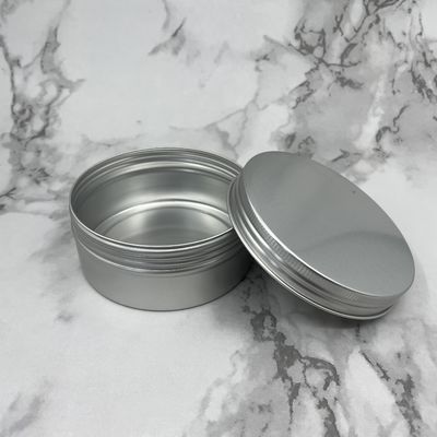 Δοχεία μετάλλων βάζων 250ml κασσίτερου αλουμινίου καραμελών με τη βίδα στα καπάκια
