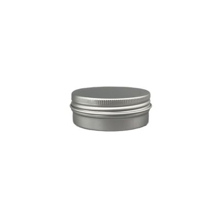 Τα μικρά βάζα κασσίτερου αλουμινίου 60ml 80ml γύρω από τη βίδα ακρών στρίβουν την κορυφή για τα κεριά