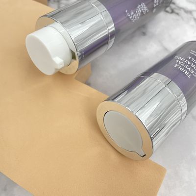 15ml 30ml 50ml για τη φροντίδα δέρματος γύρω από το περιστροφικό διπλοτειχισμένο χωρίς αέρα μπουκάλι αντλιών