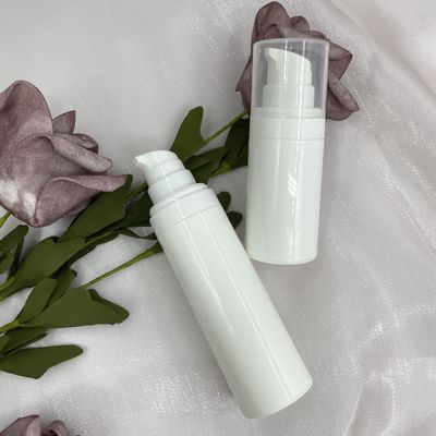 Στρογγυλή θραύση στη χωρίς αέρα διαλογή 50ml μεταξιού μπουκαλιών αντλιών για την κρέμα