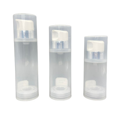 Χωρίς αέρα μπουκάλι αντλιών λοσιόν 200ml 250ml γύρω από τη μεγάλη εκτύπωση όφσετ ικανότητας μορφής