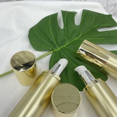 100ml 120ml καλλυντική αντλιών χρυσή ακρυλική καυτή σφράγιση λοσιόν μπουκαλιών κενή πλαστική