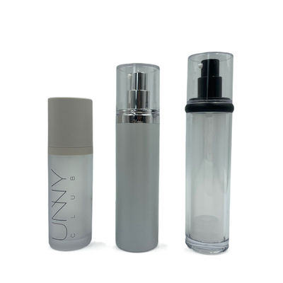 ABS κενός κύκλος μπουκαλιών Skincare 50ml χωρίς αέρα/κατ' ευθείαν επιμεταλλωμένη ώμος επιφάνεια
