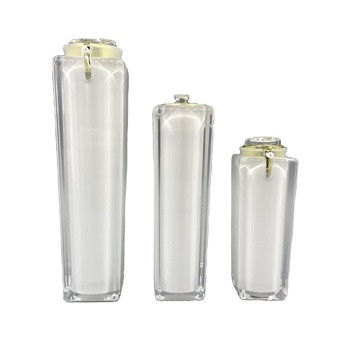 ABS τετραγωνικός καλλυντικός αντλιών Τύπος 100ml δάχτυλων μπουκαλιών συσκευάζοντας