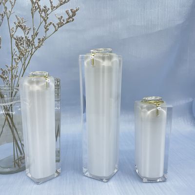 ABS τετραγωνικός καλλυντικός αντλιών Τύπος 100ml δάχτυλων μπουκαλιών συσκευάζοντας