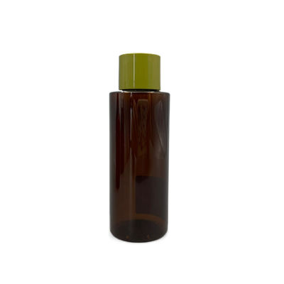 100ml ηλέκτρινο PCR μπουκαλιών της PET καλλυντικό που συσκευάζει τη UV απόδειξη με το άσπρο στόλισμα