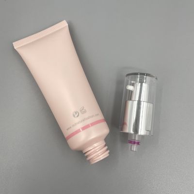 Ρόδινη του BB διάμετρος 30mm σωλήνων 30ml 50ml συμπιέσεων κρέμας κενή με την αντλία