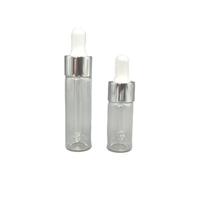 10ml 15ml ευθεία μορφή μπουκαλιών γυαλιού καλλυντική με Dropper πετρελαίου αργιλίου