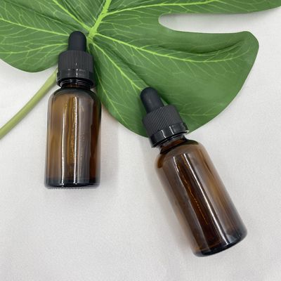 Ηλέκτρινο 30ml ουσιαστικό πετρέλαιο μπουκαλιών γυαλιού καλλυντικό με Dropper περάτωσης αναστολέων