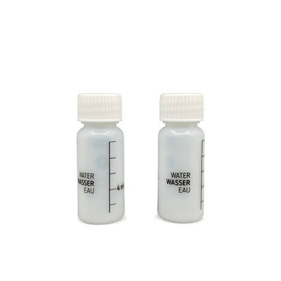 Το μικρό HDPE πλαστικό μπουκάλι 10ml άσπρη ΚΑΠ προσάρμοσε το χρώμα ένα χρονική χρήση για το λοσιόν