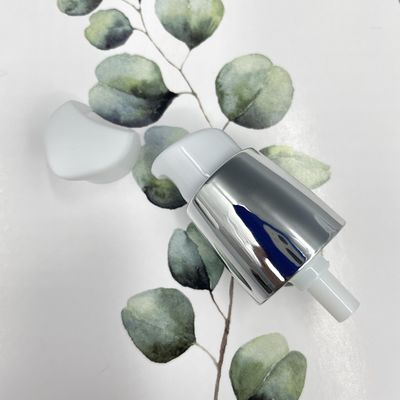 Ασημένιο πλαστικό χέρι Moisturiser αντλιών 0.2ML/T επεξεργασίας 20/410 επιμεταλλωμένη περάτωση