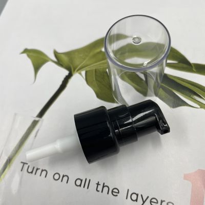 Μαύρος διανομέας 20/410 ομαλή περάτωση 0.2ML/T αντλιών κρέμας PP 304H με την πλήρη σαφή ΚΑΠ