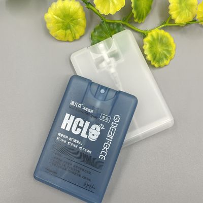 0.06ML αντιβακτηριακό Sanitizer 304H χεριών ψεκαστήρων 20ML πιστωτικών καρτών δόσης