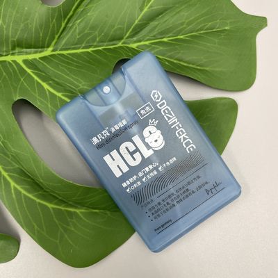 0.06ML αντιβακτηριακό Sanitizer 304H χεριών ψεκαστήρων 20ML πιστωτικών καρτών δόσης