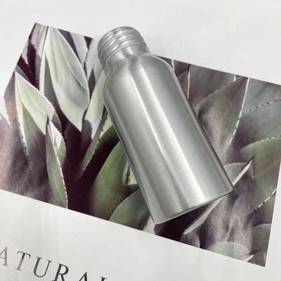 Αποτρέψτε το ασημένιο μπουκάλι 50ml 35*85mm λαιμός 24mm αλουμινίου διαρροής προσαρμοσμένο χρώμα