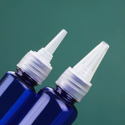 άσπρη πλαστική βίδα 28/410 24/410 συστροφής τοπ καλυμμάτων μπουκαλιών PP με την κάλυψη σκόνης