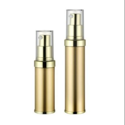 20ml χωρίς αέρα αντλιών μπουκαλιών χρυσή ενιαία τοίχων UV εκτύπωση όφσετ απόδειξης επαναληπτικής χρήσεως