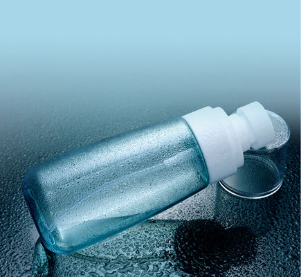 Διαφανής μπλε 60ml Petg λεπτός ψεκαστήρας μπουκαλιών προσωπικής φροντίδας εξαιρετικά