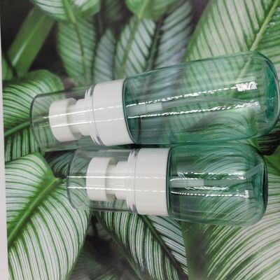 Διαφανής μπλε 60ml Petg λεπτός ψεκαστήρας μπουκαλιών προσωπικής φροντίδας εξαιρετικά