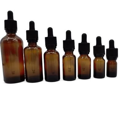 100ml η ηλέκτρινη Dropper μπουκαλιών γυαλιού καλλυντική περάτωση αναστολέων προστατεύει τα παιδιά