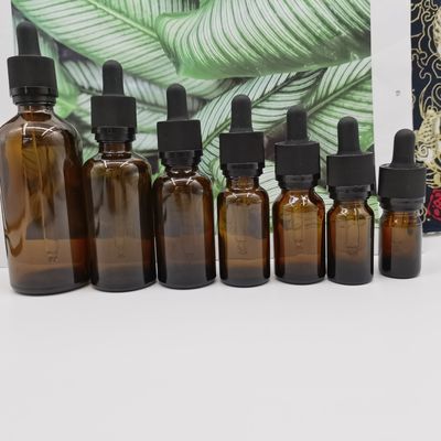 100ml η ηλέκτρινη Dropper μπουκαλιών γυαλιού καλλυντική περάτωση αναστολέων προστατεύει τα παιδιά
