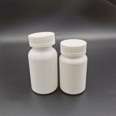 120cc άσπρη Hdpe ώθηση απόδειξης ΚΑΠ παιδιών μπουκαλιών κάτω και στροφή που ανοίγει