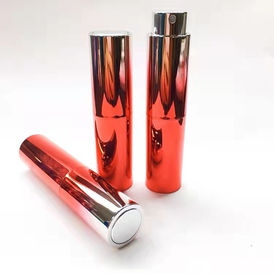 10ML UV κλίσης χρυσό προσαρμοσμένο χρώμα χρώματος αρώματος ψεκασμού μπουκάλι αρώματος μπουκαλιών αναπληρώσιμο